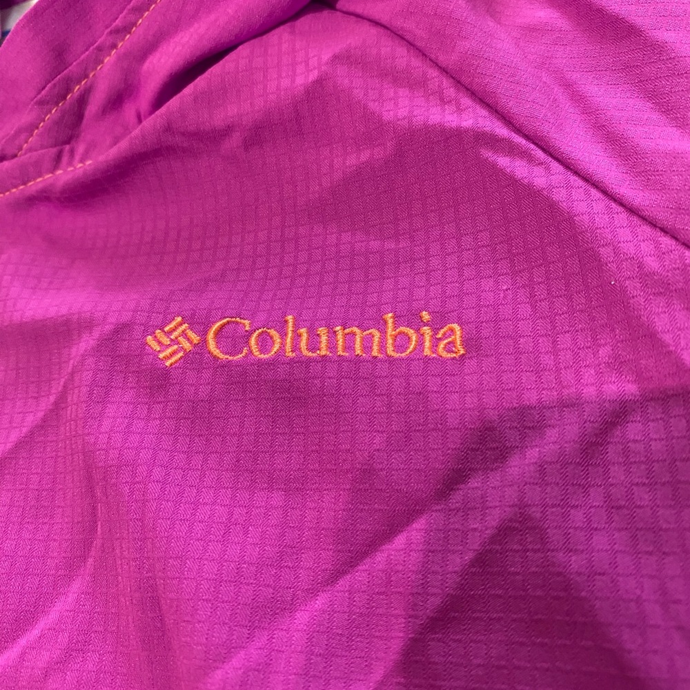 Columbia Girls Dress Fuchsia Medium 10/12 - Picture 3 of 5